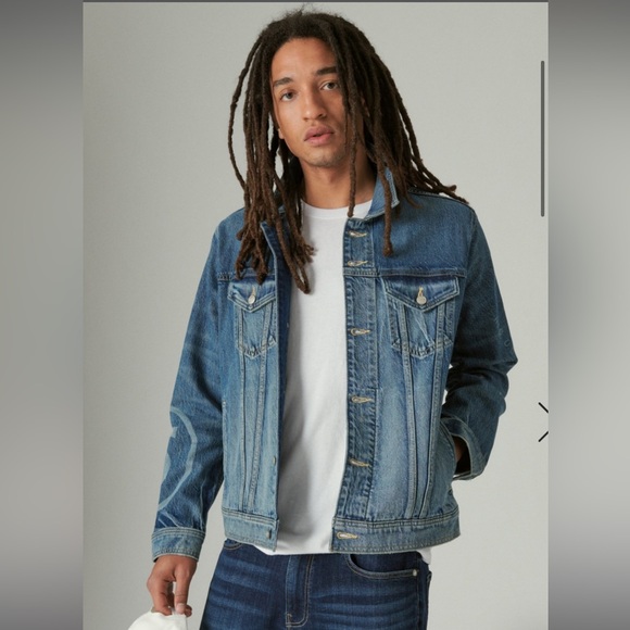 Lucky Brand Other - Lucky Brand Coca Cola Denim Trucker Jean Jacket Size Mens Small (U2)